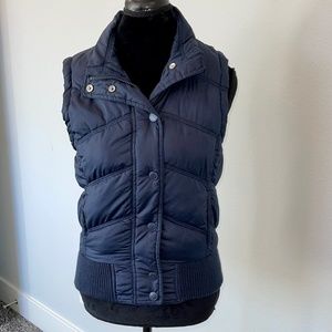 Aeropostale puffer vest navy blue